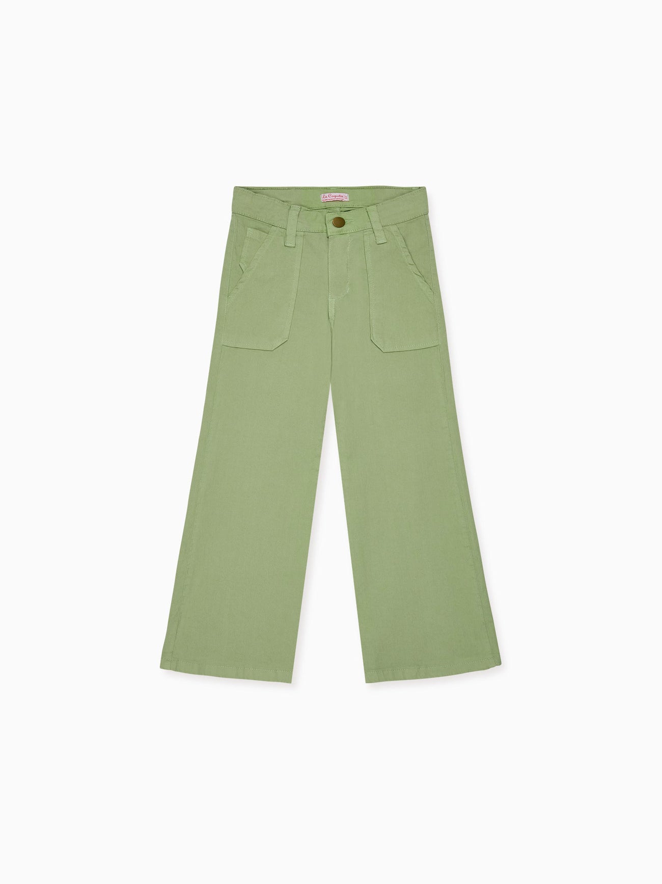 Green Enola Girl Wide Leg Jeans
