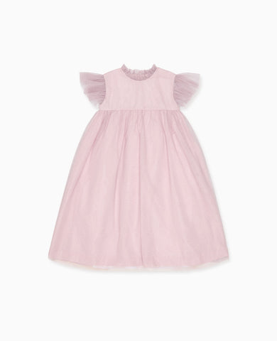 Dusty Pink Estrella Tulle Girl Empire Dress