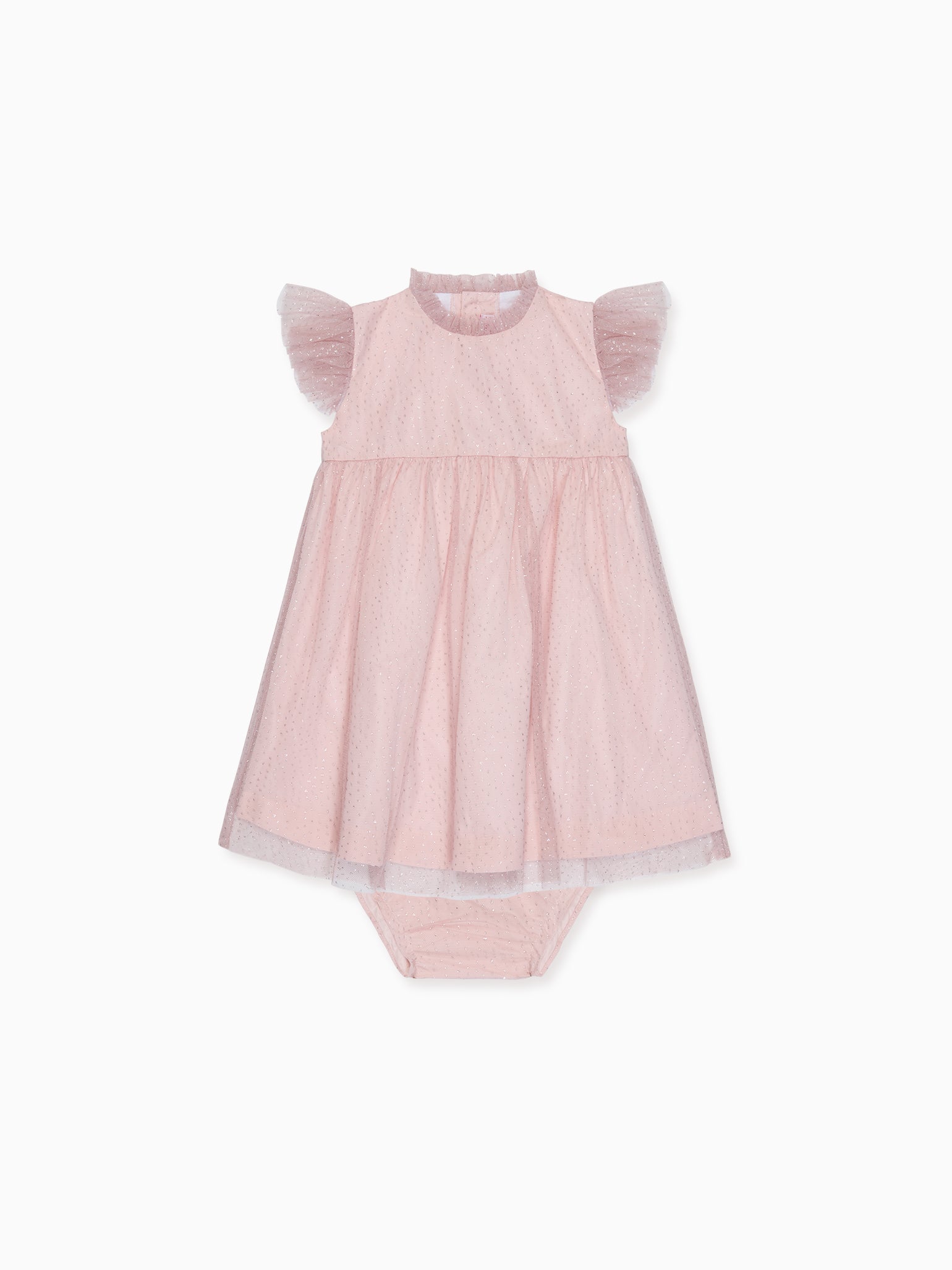 Dusty Pink Estrella Tulle Baby Girl Set