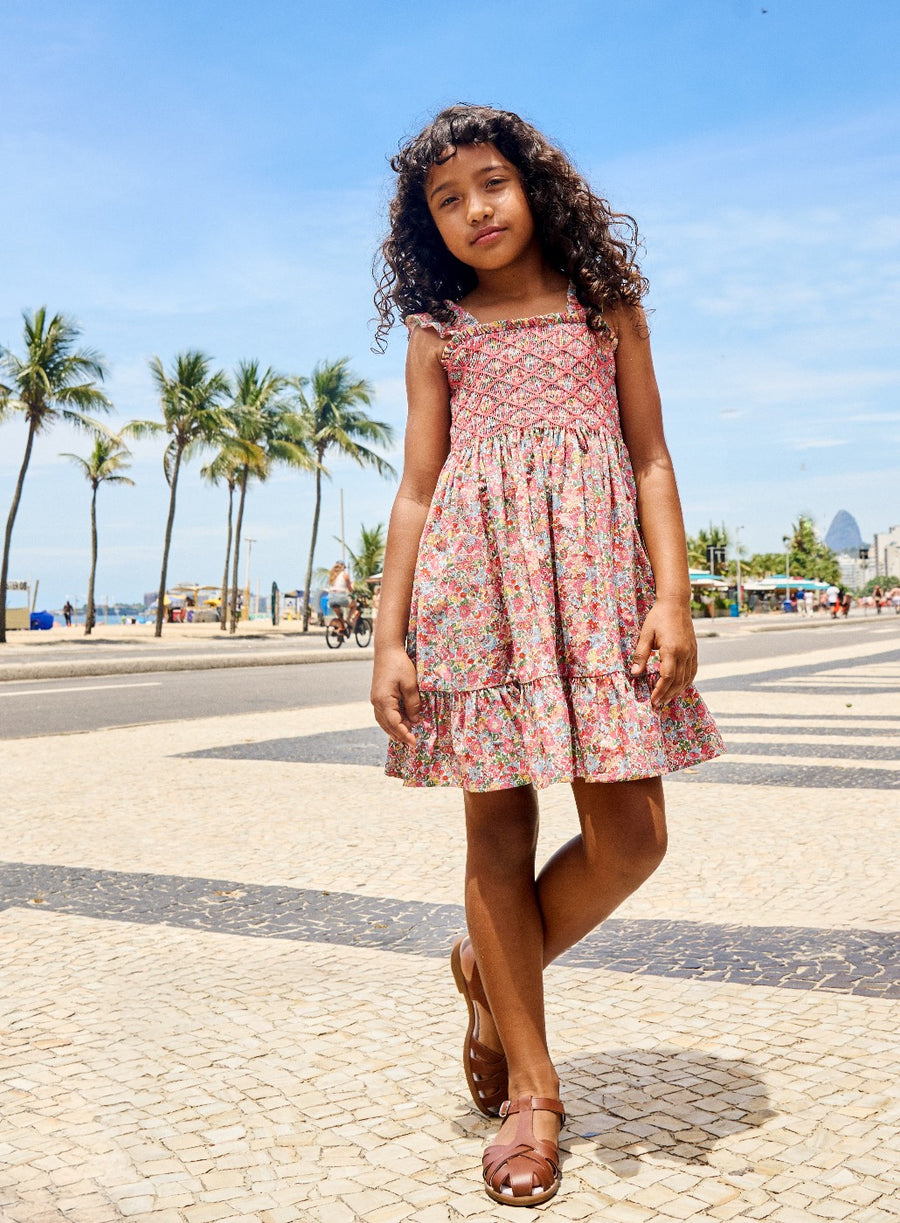 coral dress beige shoes Lucia Dress- Neutral Beige – Issa Studio main image 1