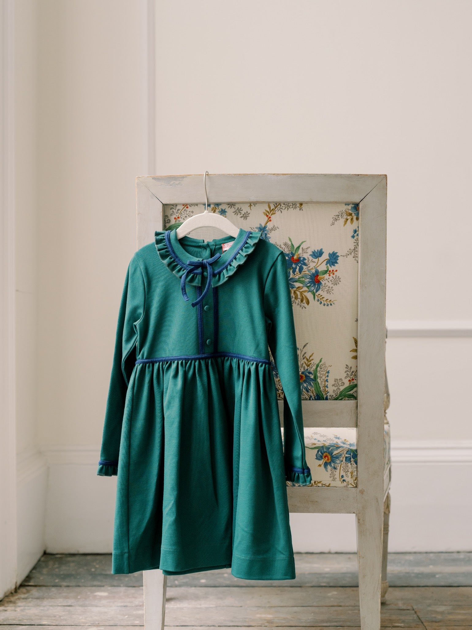 Forest Green Eviana Girl Dress