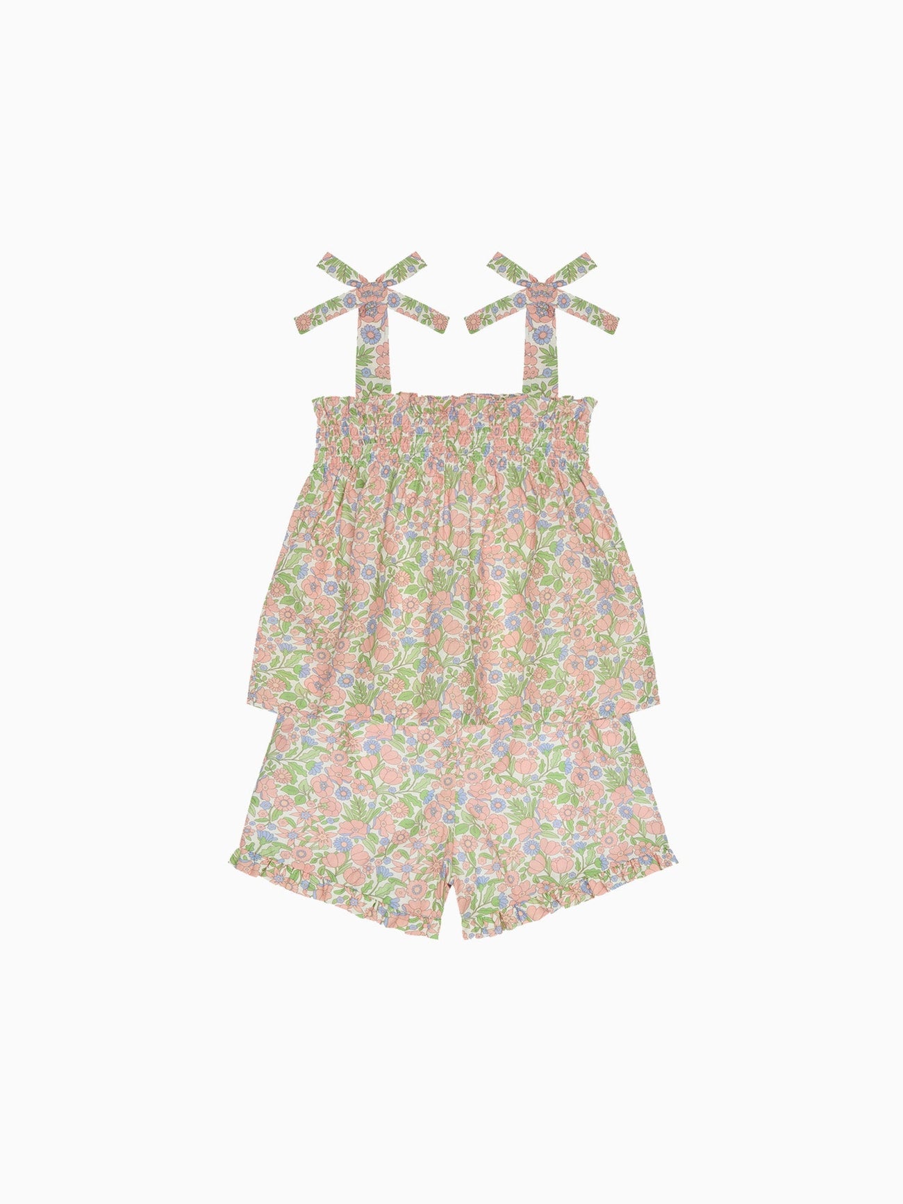 Coral Floral Felicity Girl Set