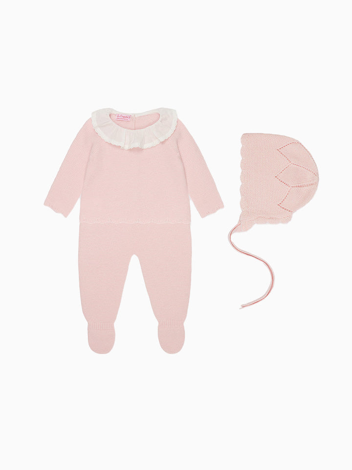 Pink Fernanda Cashmere Baby Girl Gift Box Set