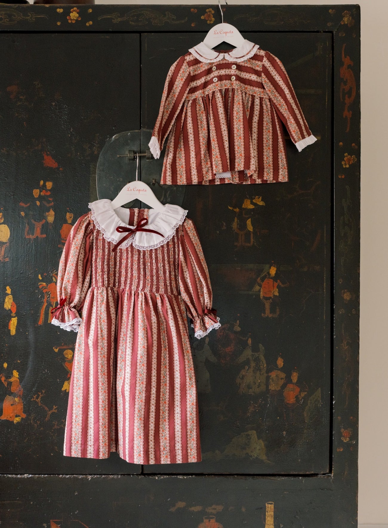 Festa Girl Dress & Eliza Baby Girl Set Outfit Bundle