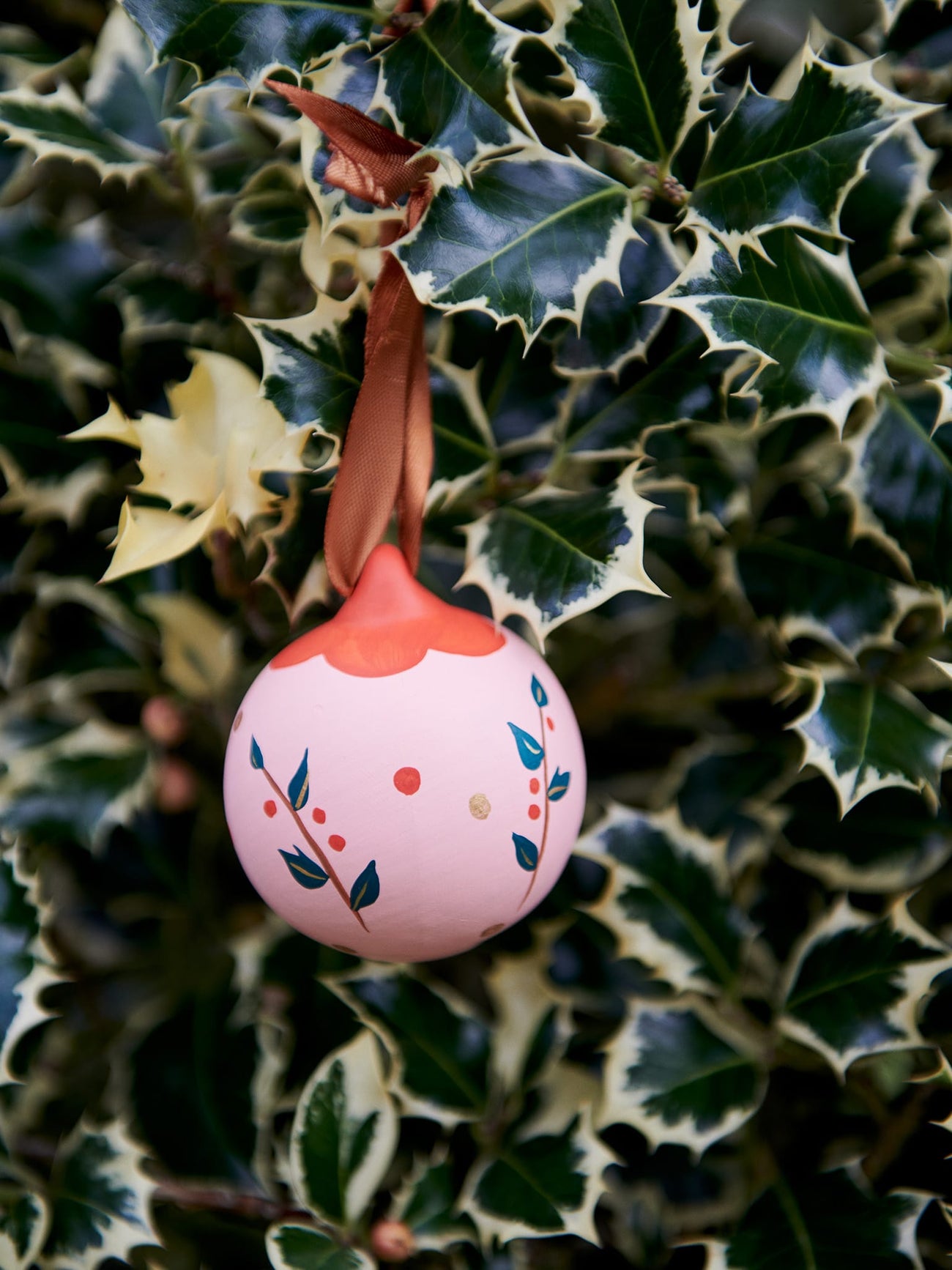 Pink Christmas Bauble