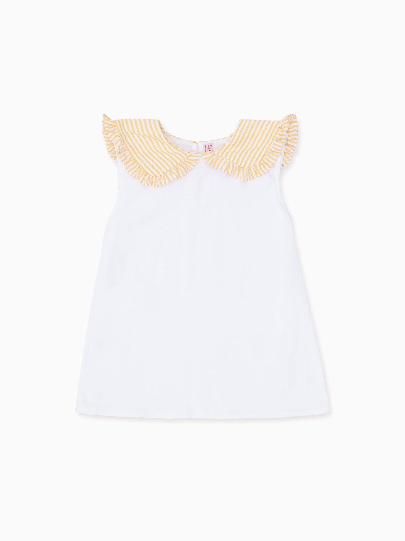 Yellow Stripe Florentina Girl Cotton Top