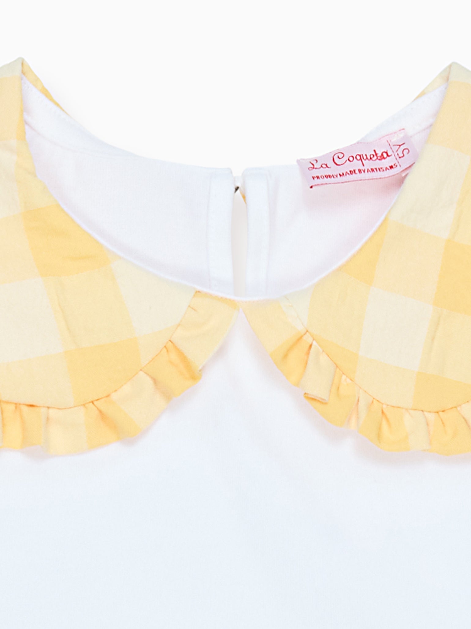 Yellow Gingham Florentina Girl Top