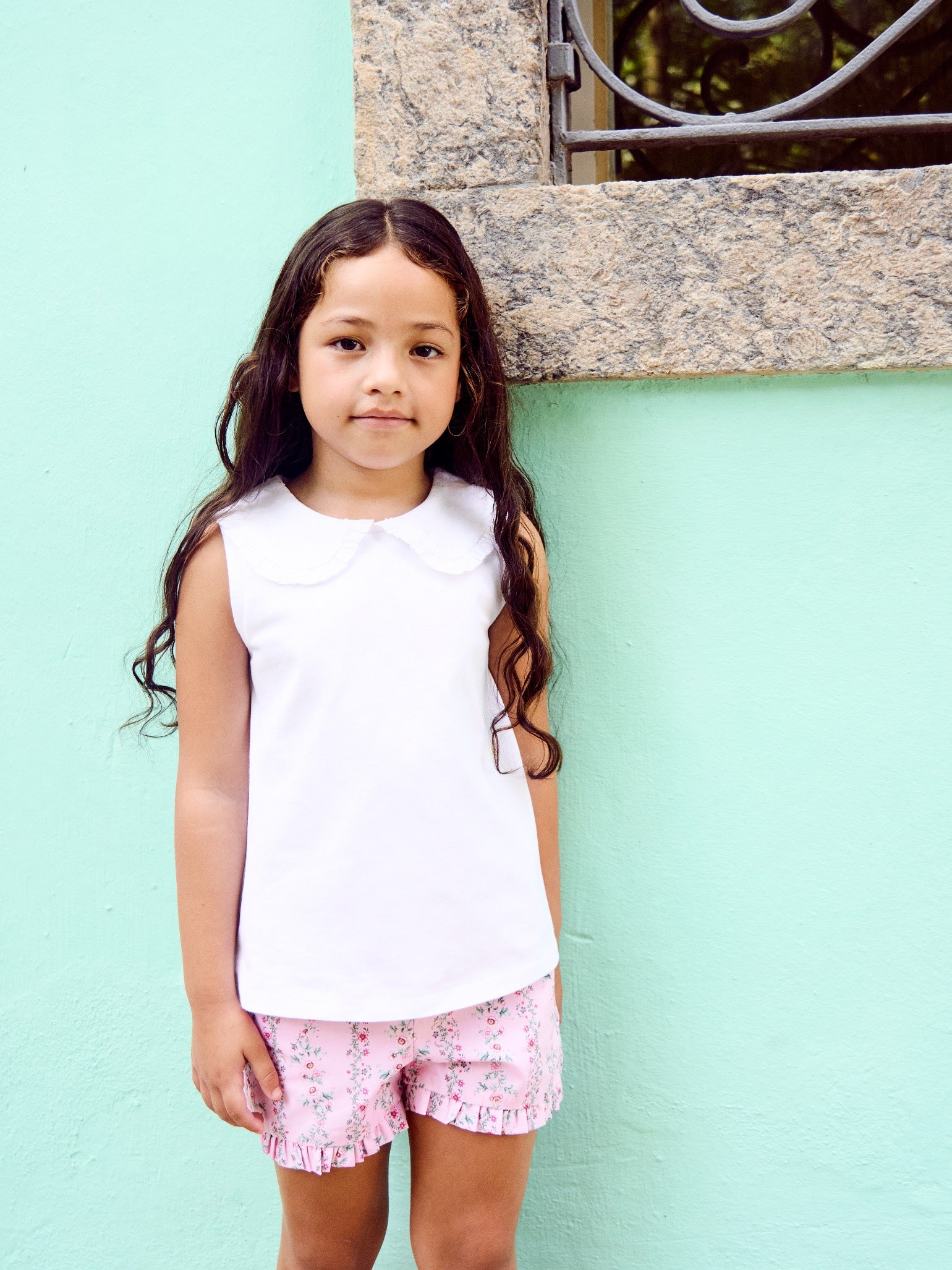 White Florentina Girl Top