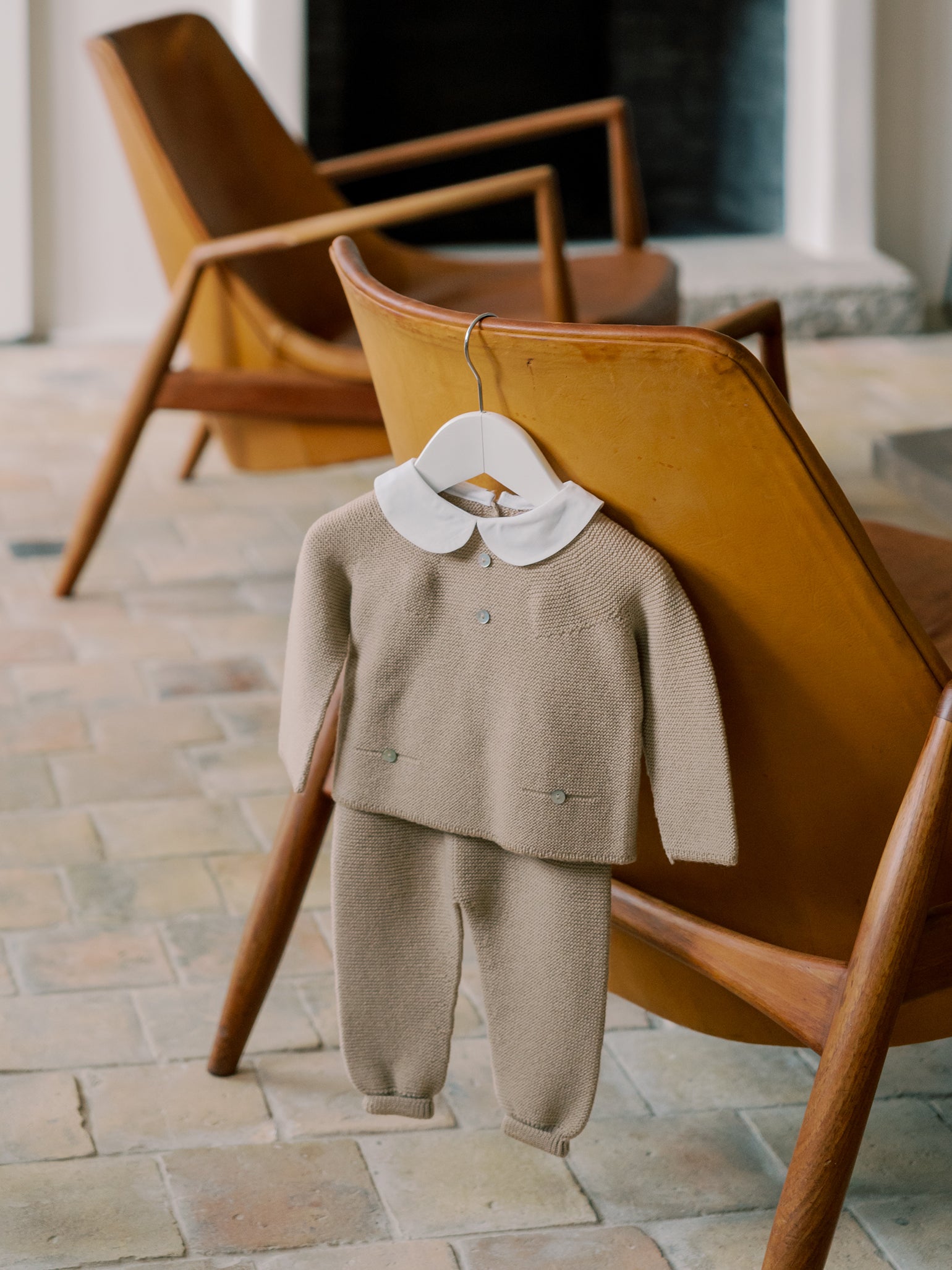 Camel Fonzo Merino Baby Knitted Set