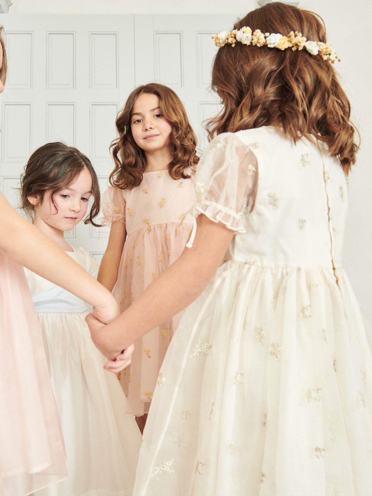 Ivory Gardenia Ceremony Girl Dress