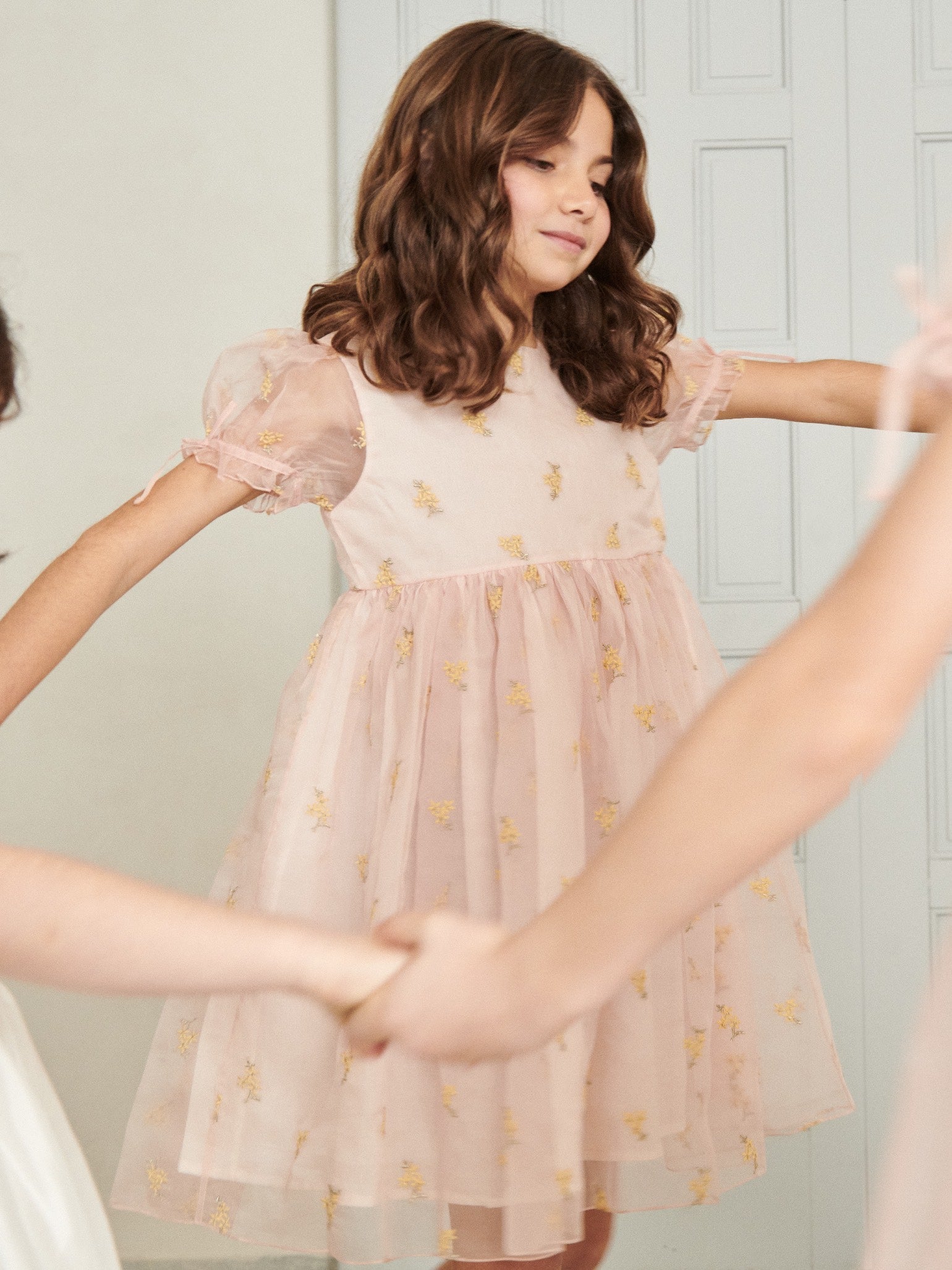 Pink Gardenia Ceremony Girl Dress