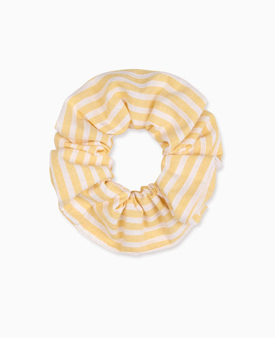 Lemon Stripe Girl Scrunchie