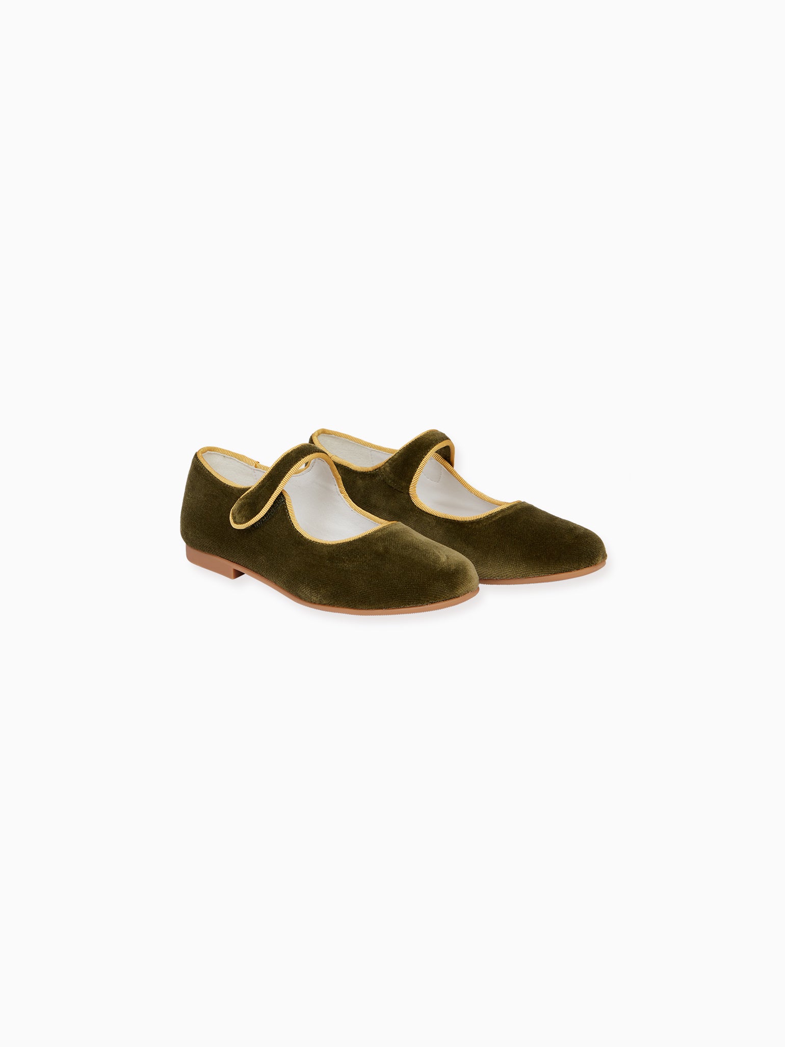 Olive Velvet Girl Mary Jane Shoes – La Coqueta Kids