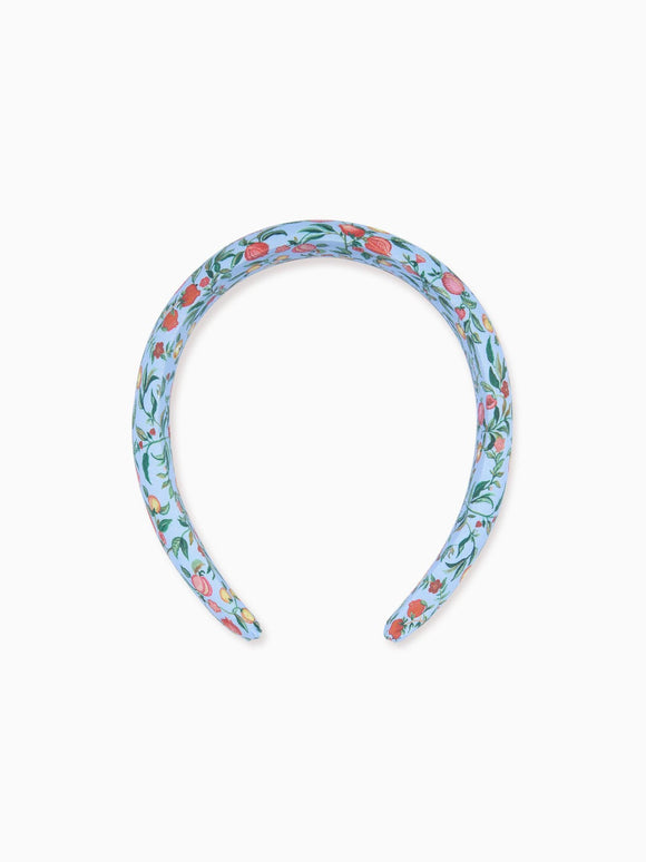 Blue Pomegranate Girl Wide Headband