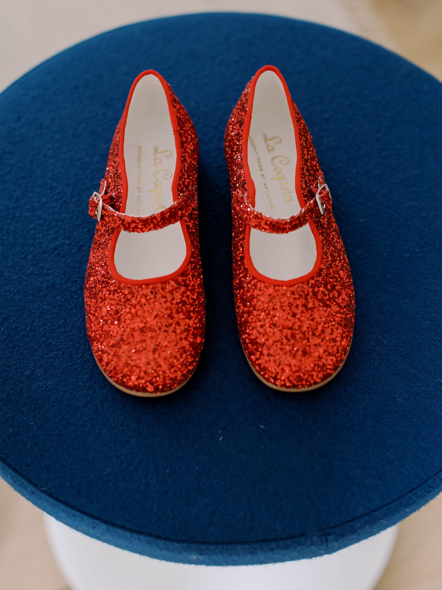 Stelle Now Glitter Mary Jane Shoes for Girls/Toddler, Toddler Girl's, Size: 12 Medium Little Kid, Red