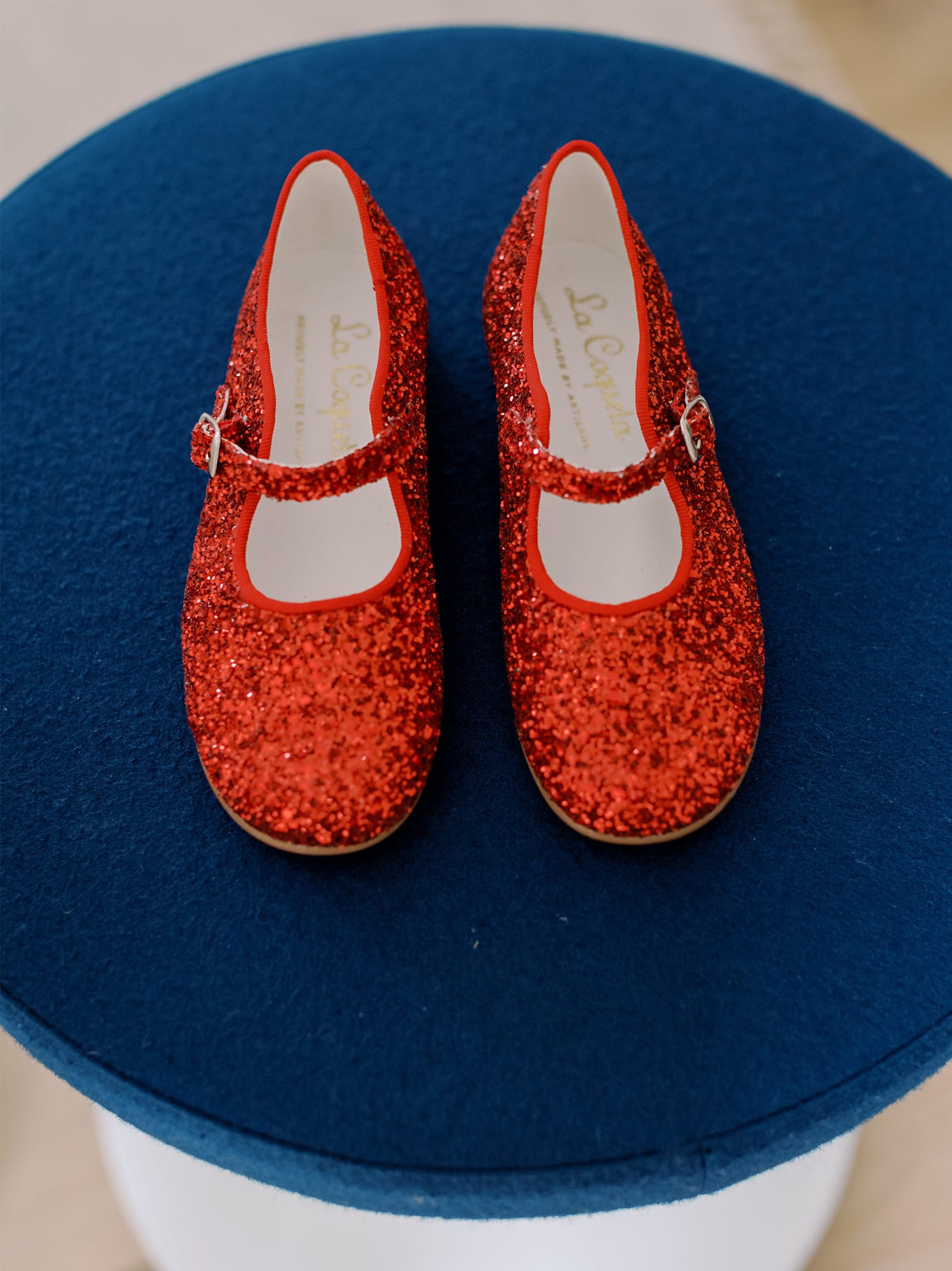 Red sparkly shoes kids on sale