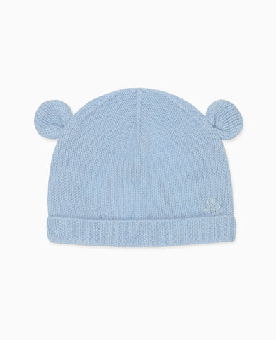 Blue Gloria Cashmere Baby Hat