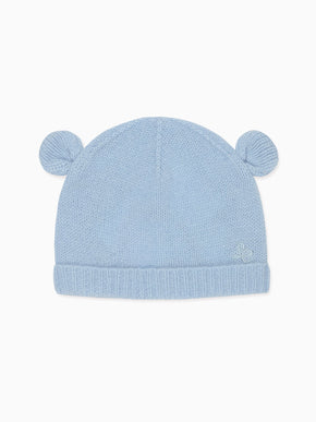 Blue Gloria Cashmere Baby Hat
