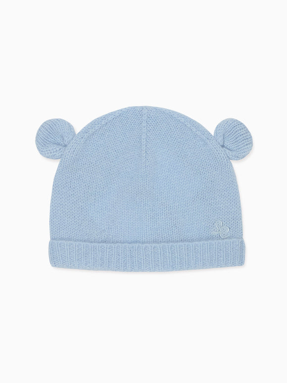 Blue Gloria Cashmere Baby Hat