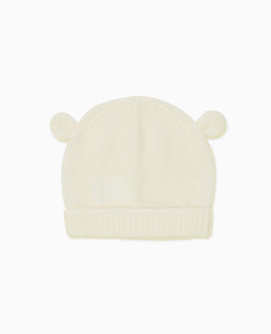 Ivory Gloria Cashmere Baby Hat