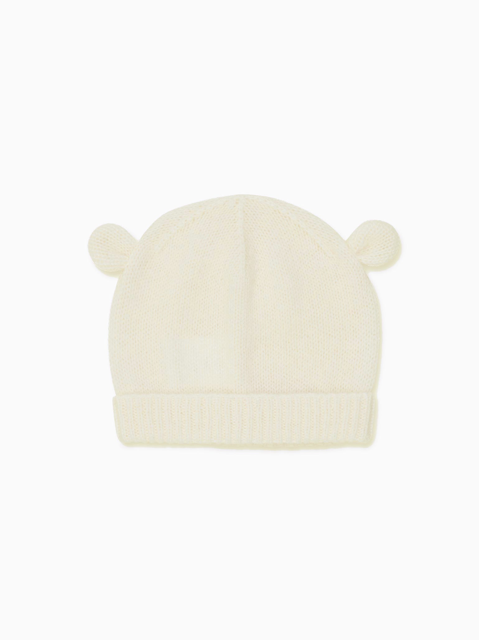 Ivory Gloria Cashmere Baby Hat