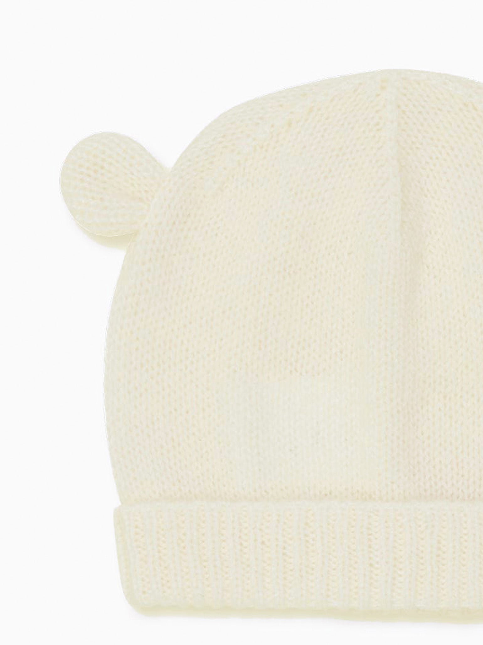 Ivory Gloria Cashmere Baby Hat