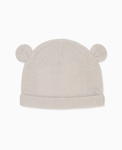 Soft Grey Gloria Cashmere Baby Hat