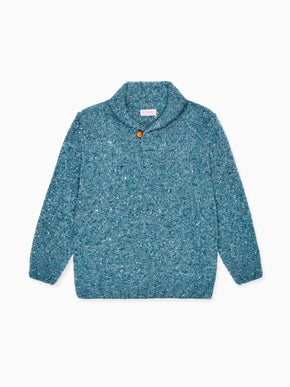 Blue Goyo Merino Boy Jumper