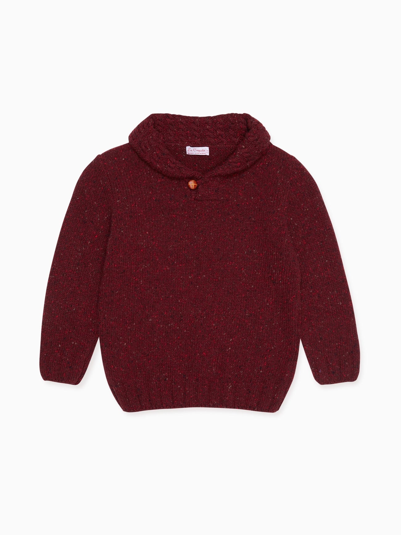 Burgundy Goyo Merino Boy Sweater
