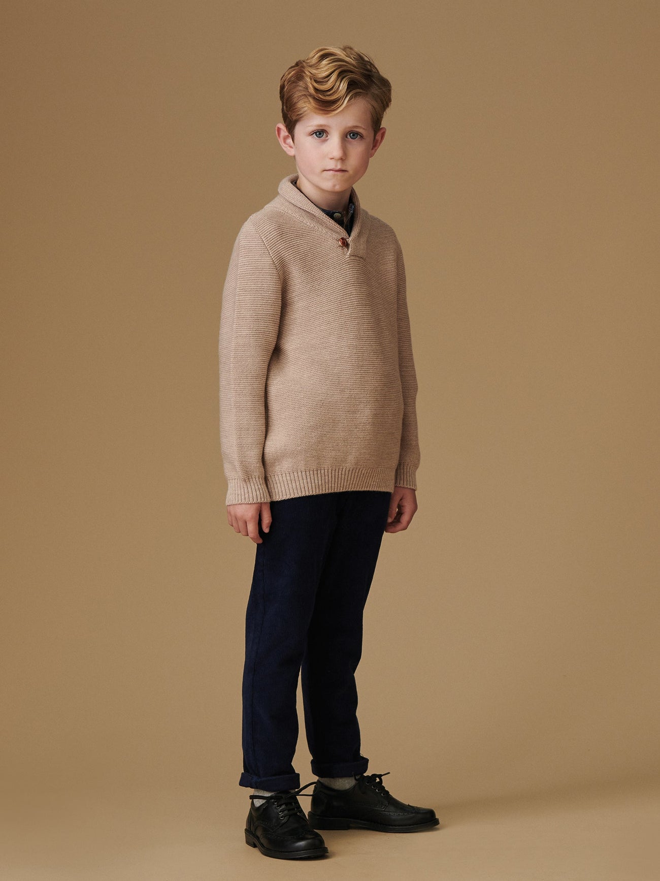 Camel Goyo Merino Boy Sweater