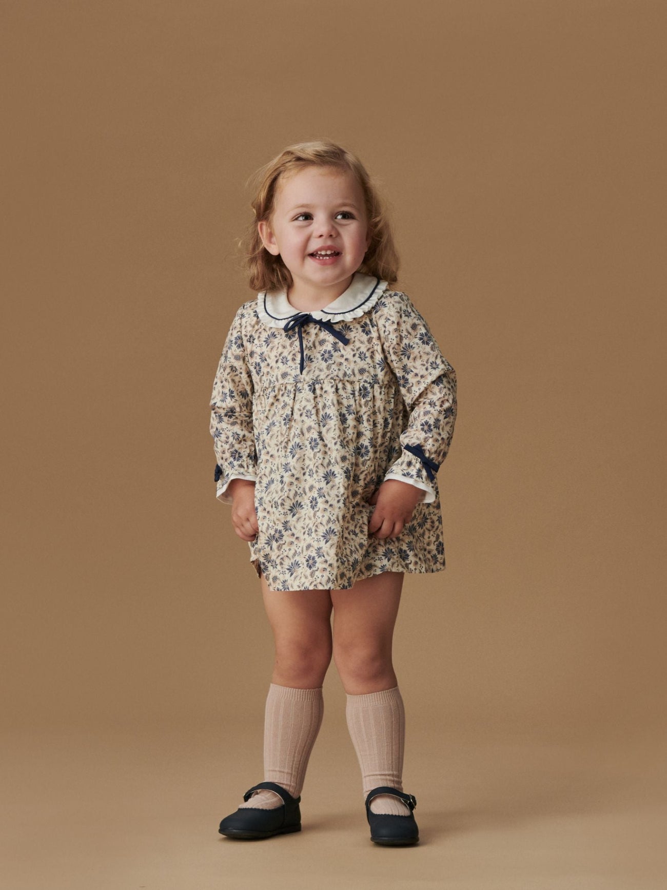 Blue Floral Granada Baby Girl Set