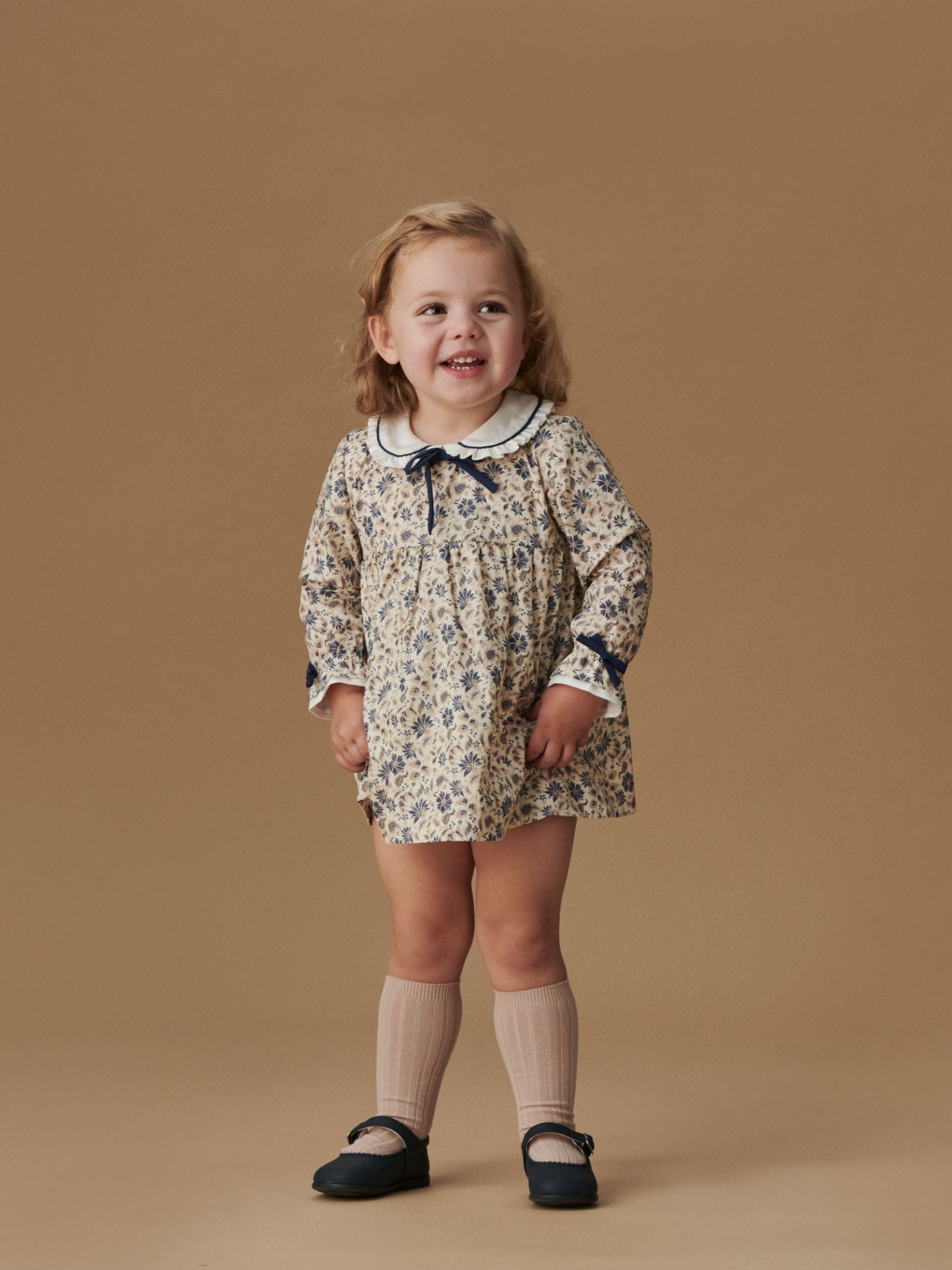 Blue Floral Granada Baby Girl Set