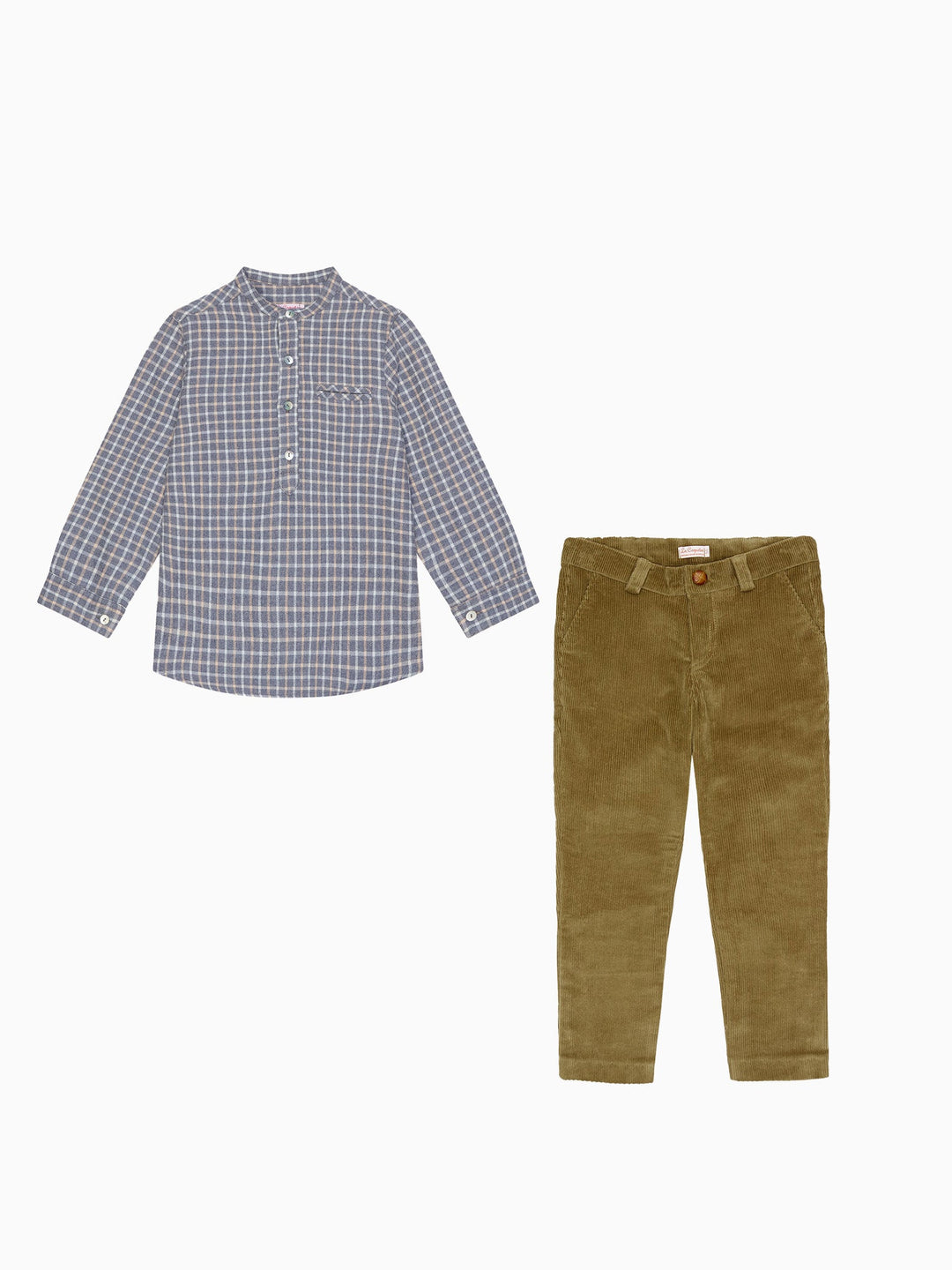 Mateo Shirt & Reinaldo Trousers Boy Outfit Bundle La Coqueta Kids