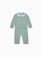 Sage Halo Merino Baby Knitted Set