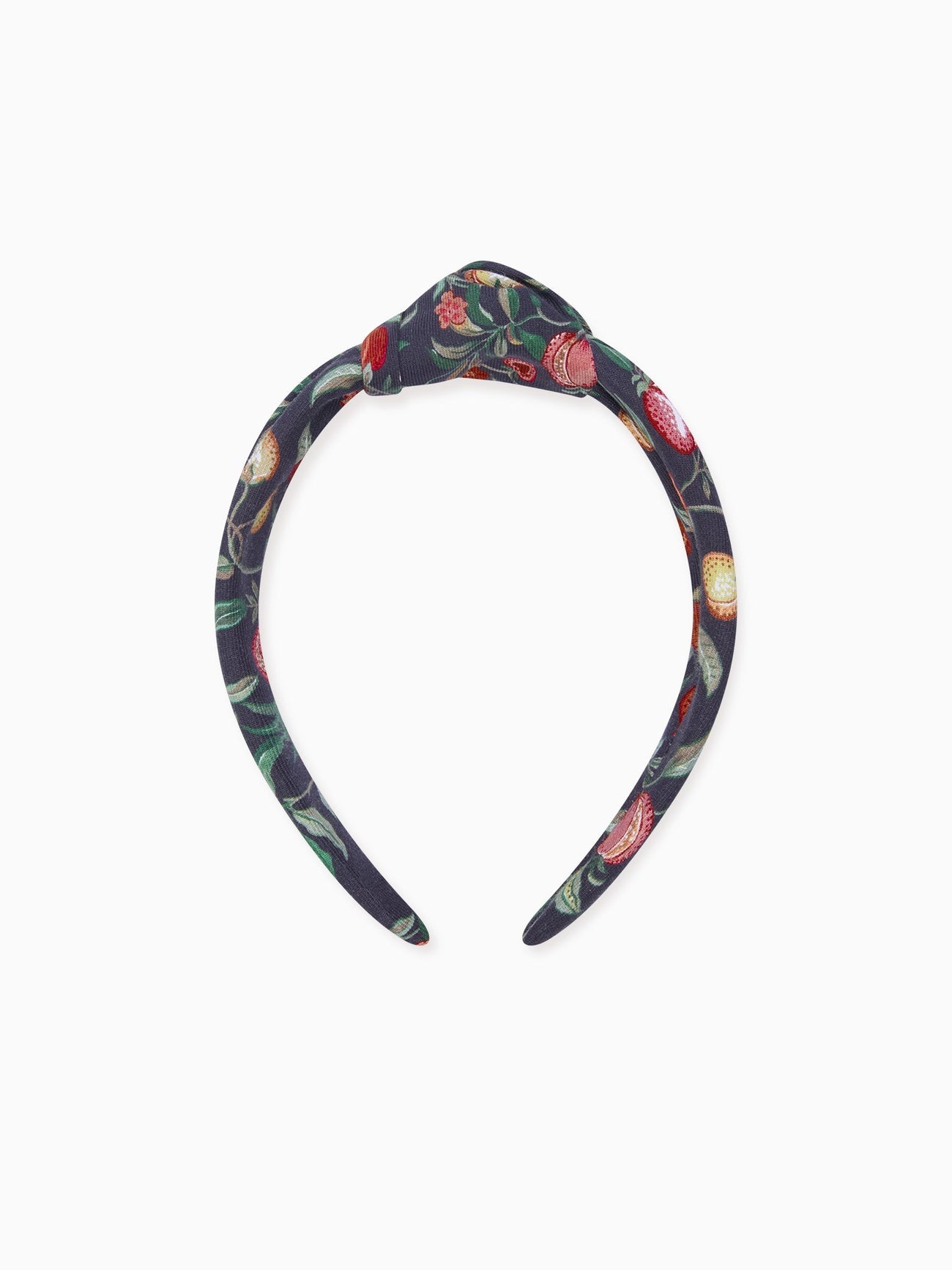 Black Pomegranate Girl Top Knot Hairband