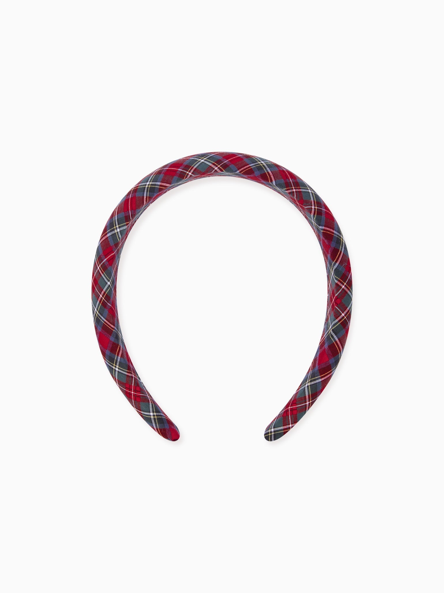 Red Tartan Girl Wide Hairband