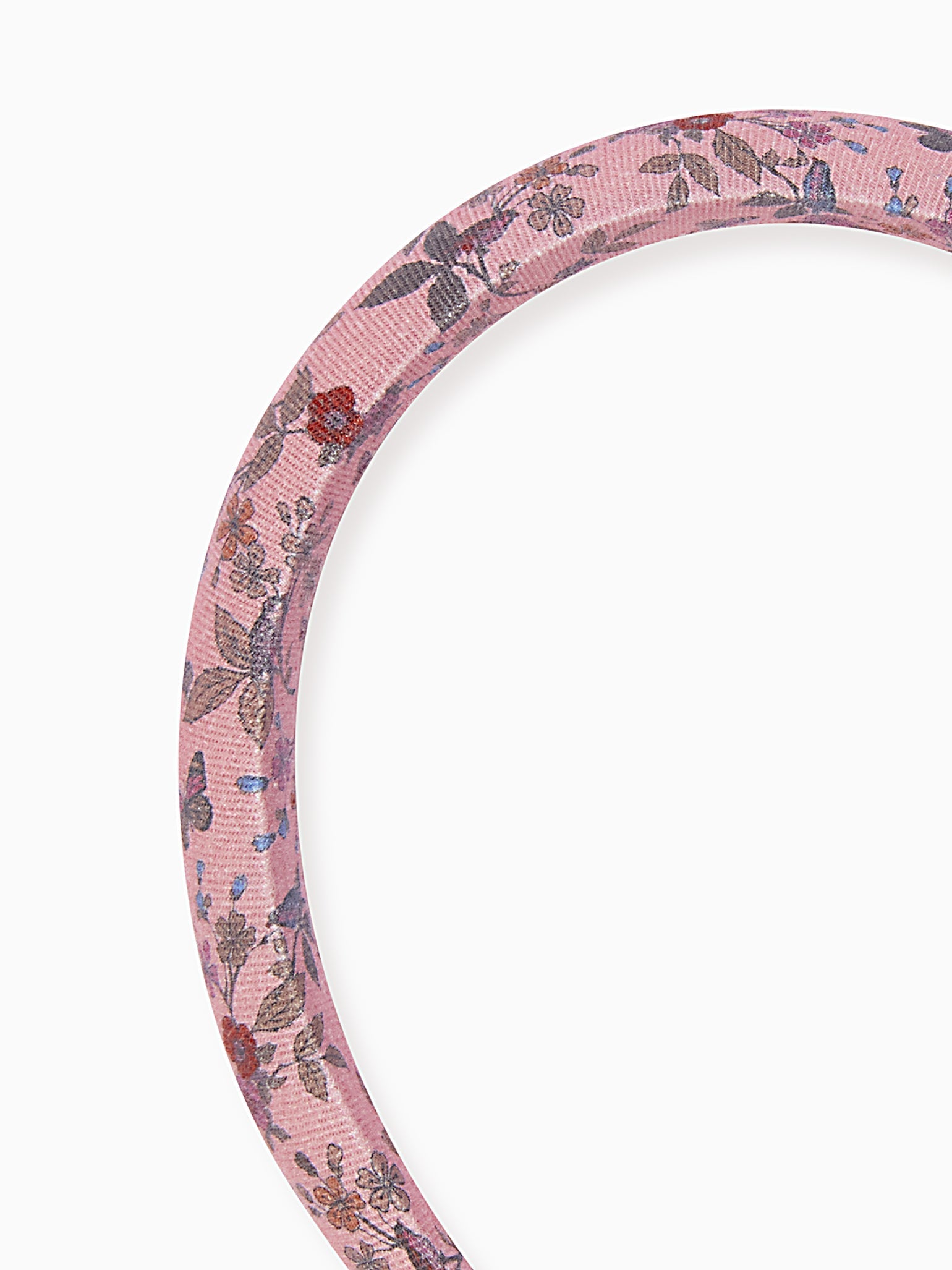 Dusty Pink Floral Girl Wide Hairband