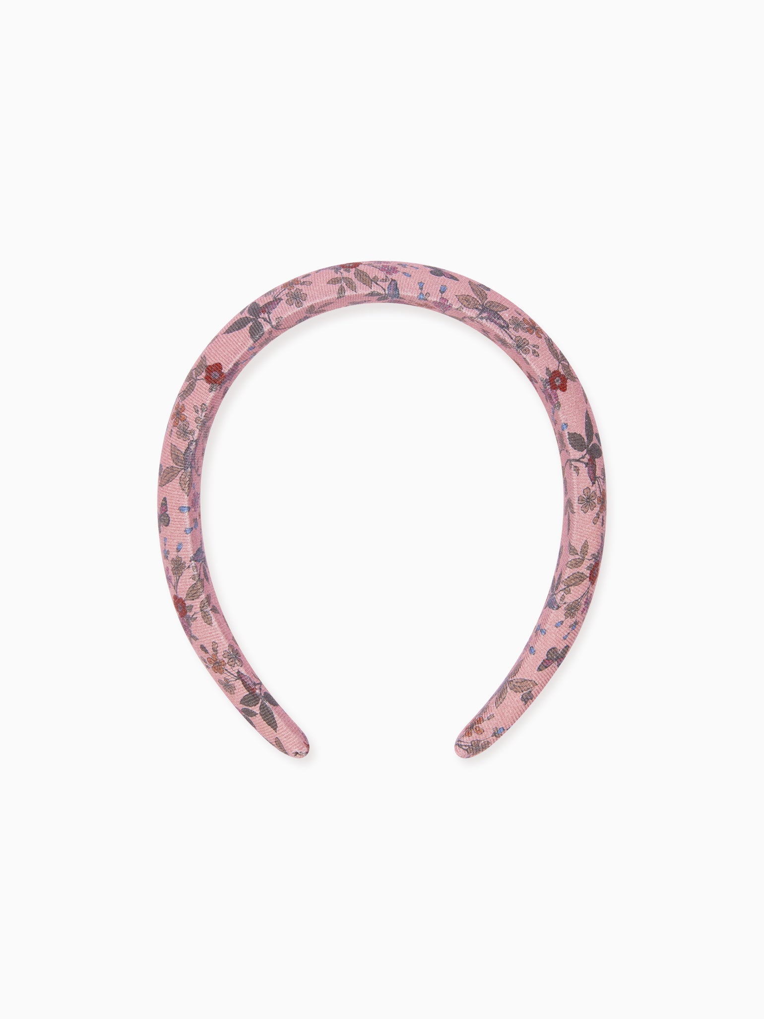 Dusty Pink Floral Girl Wide Hairband