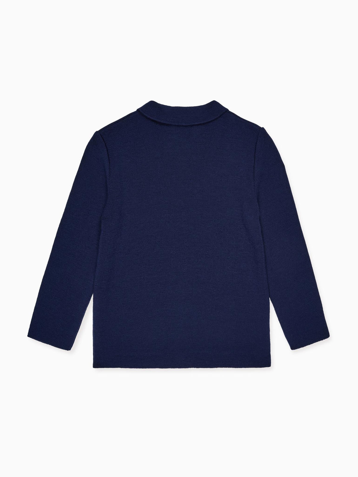 Navy Hector Merino Boy Cardigan