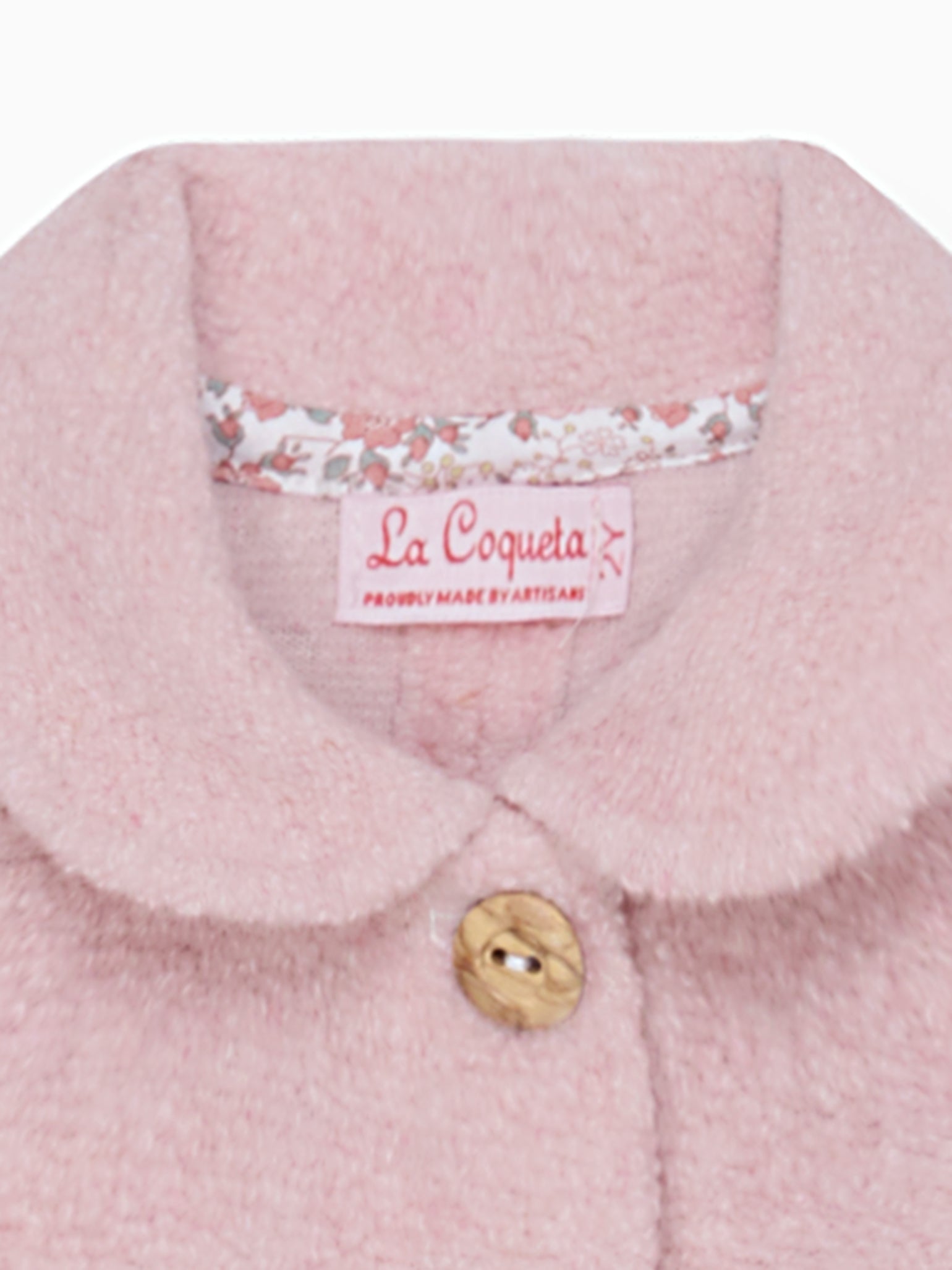 Dusty Pink Henrietta Girl Coat