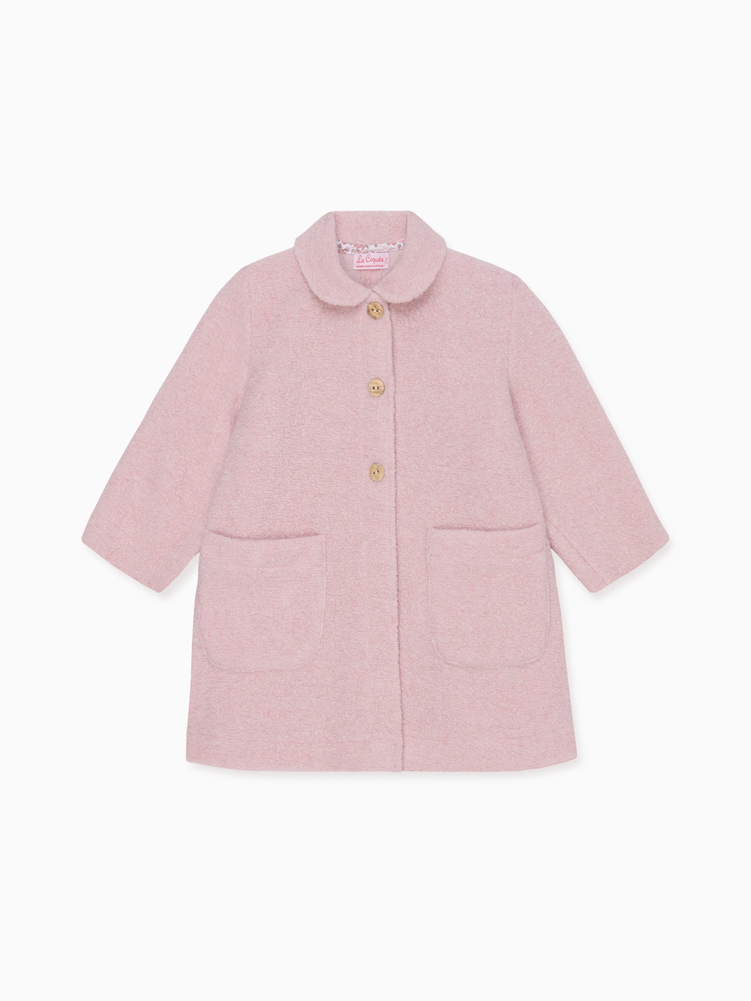 Dusty Pink Henrietta Girl Coat