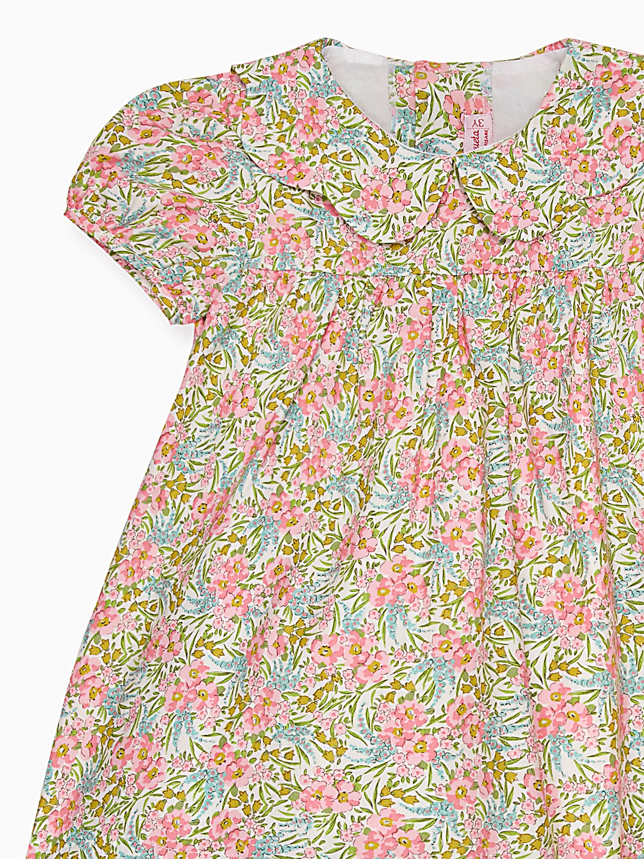 Pink Floral Hestia Baby Girl Made With Liberty Fabric Set