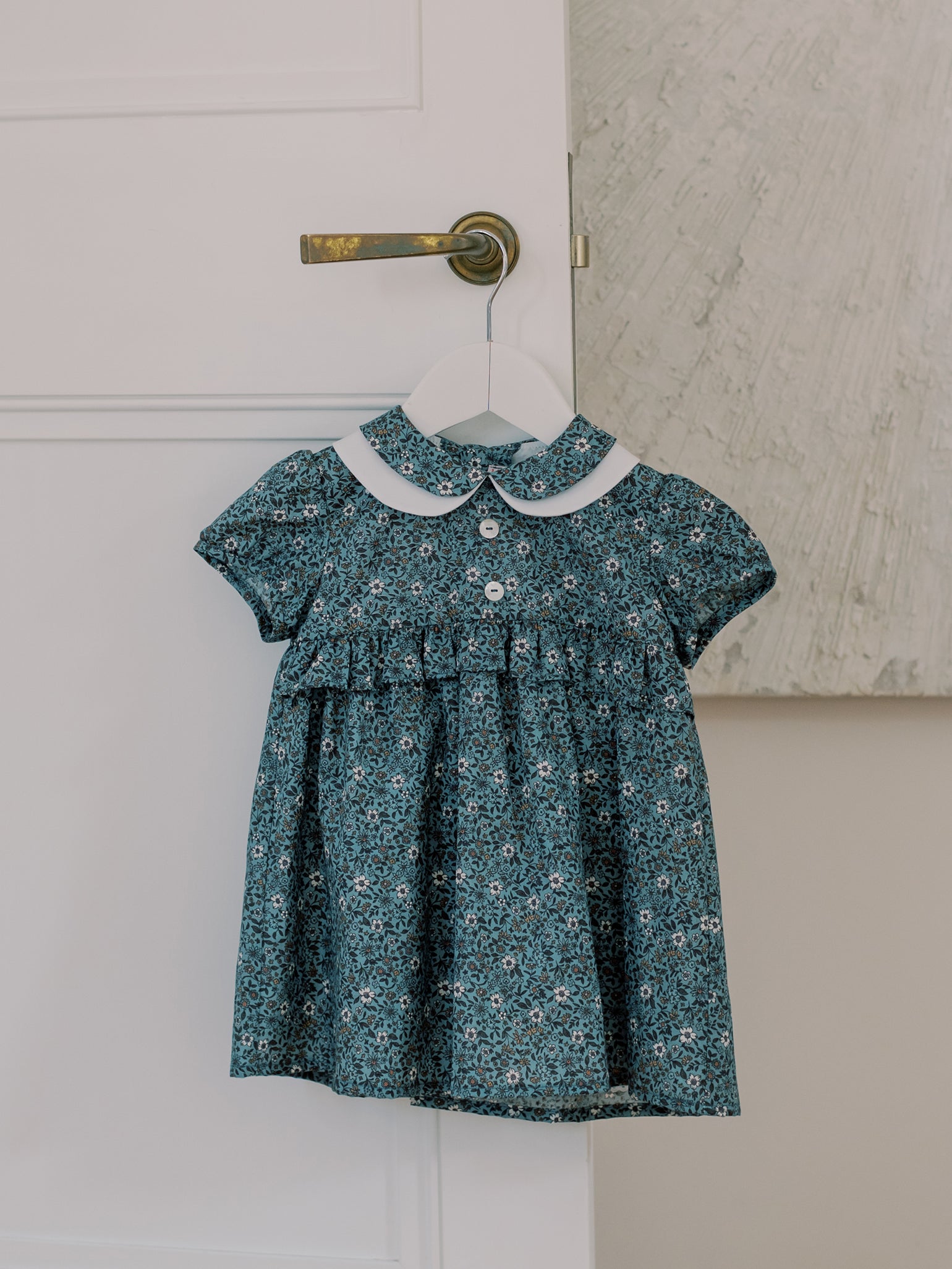 Blue Floral Ines Baby Girl Set