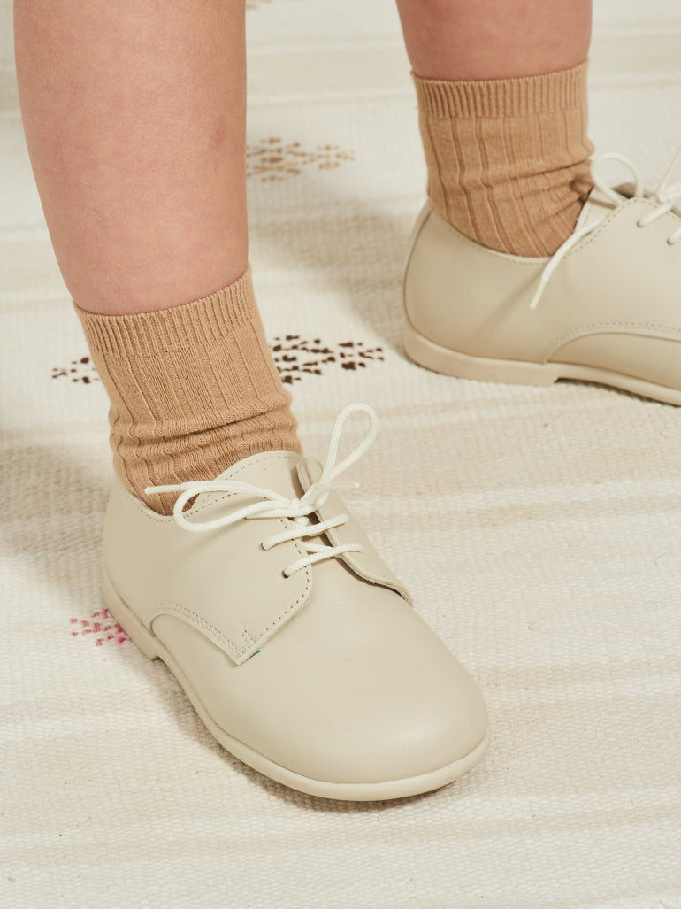 childrens ivory dress shoes Ivory Leather Toddler Inglesito Ceremony Shoes