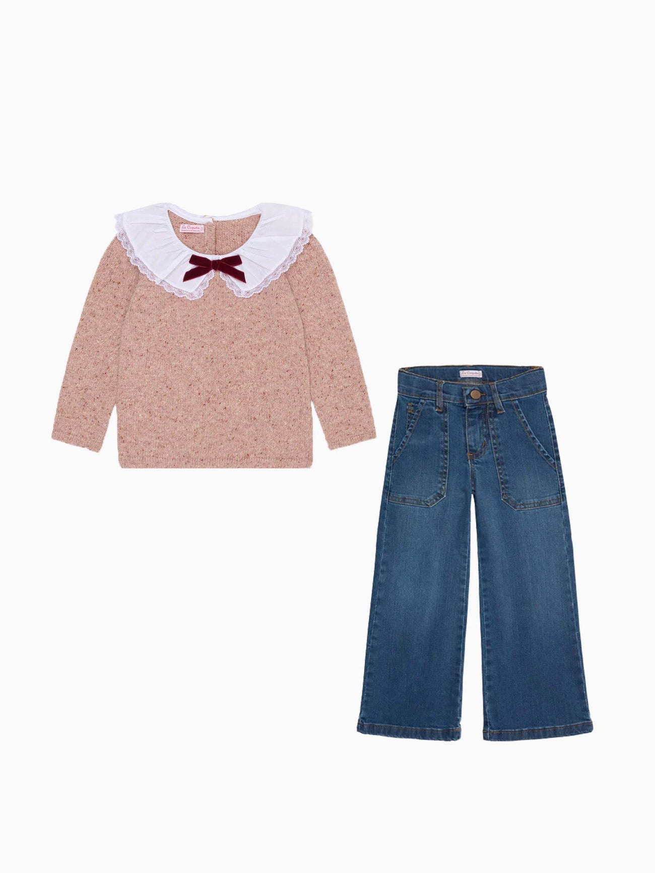 Isla Sweater & Enola Jeans Girl Outfit Bundle