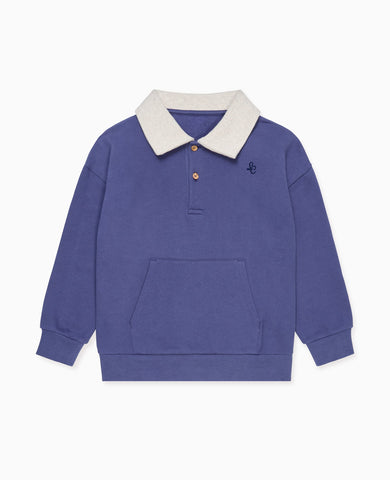 Dark Blue Ivan Kids Sweatshirt
