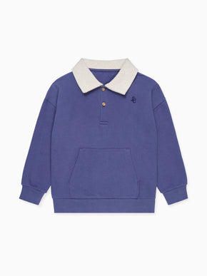 Dark Blue Ivan Kids Sweatshirt