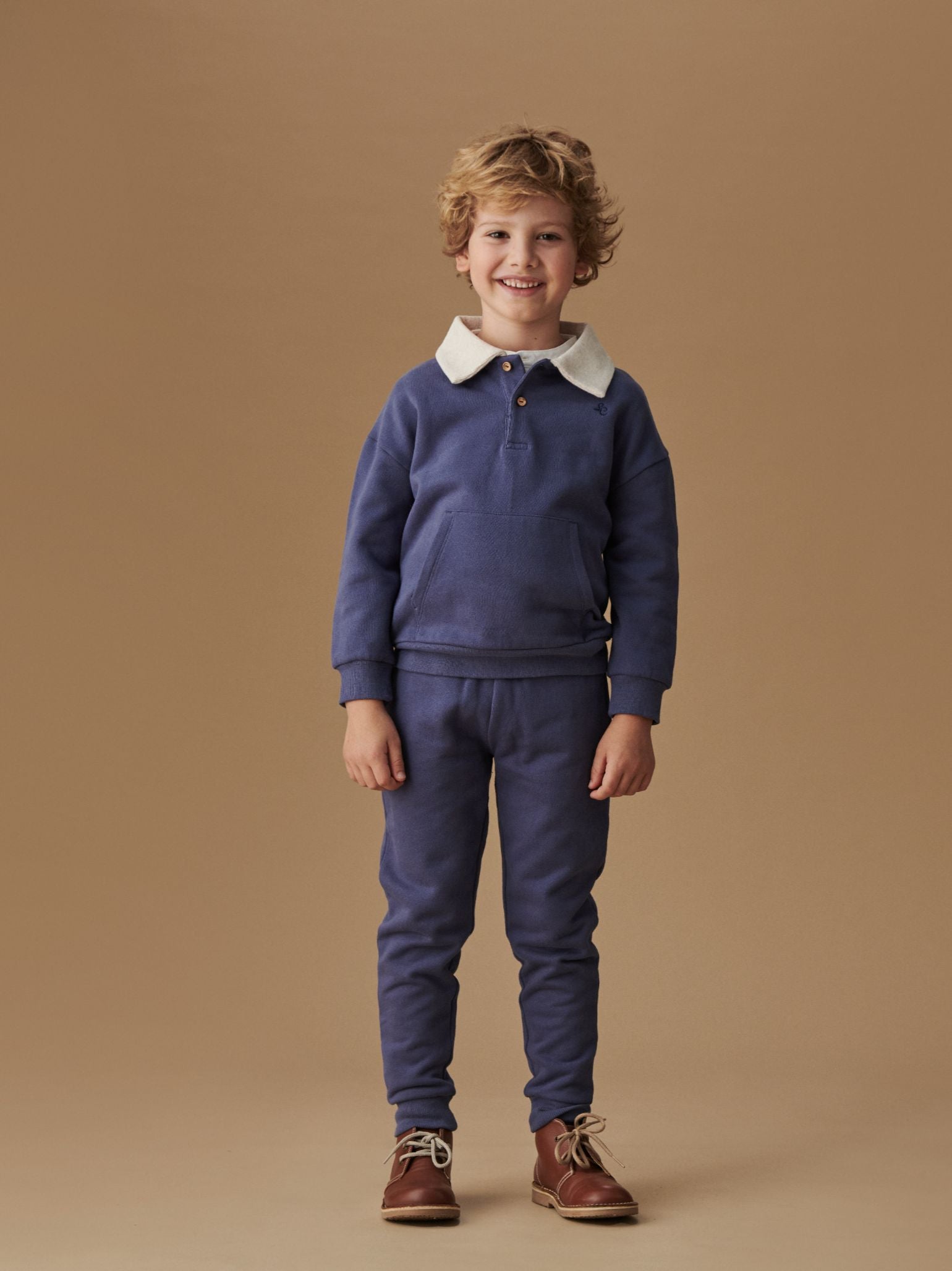 Dark Blue Ivan Kids Sweatshirt