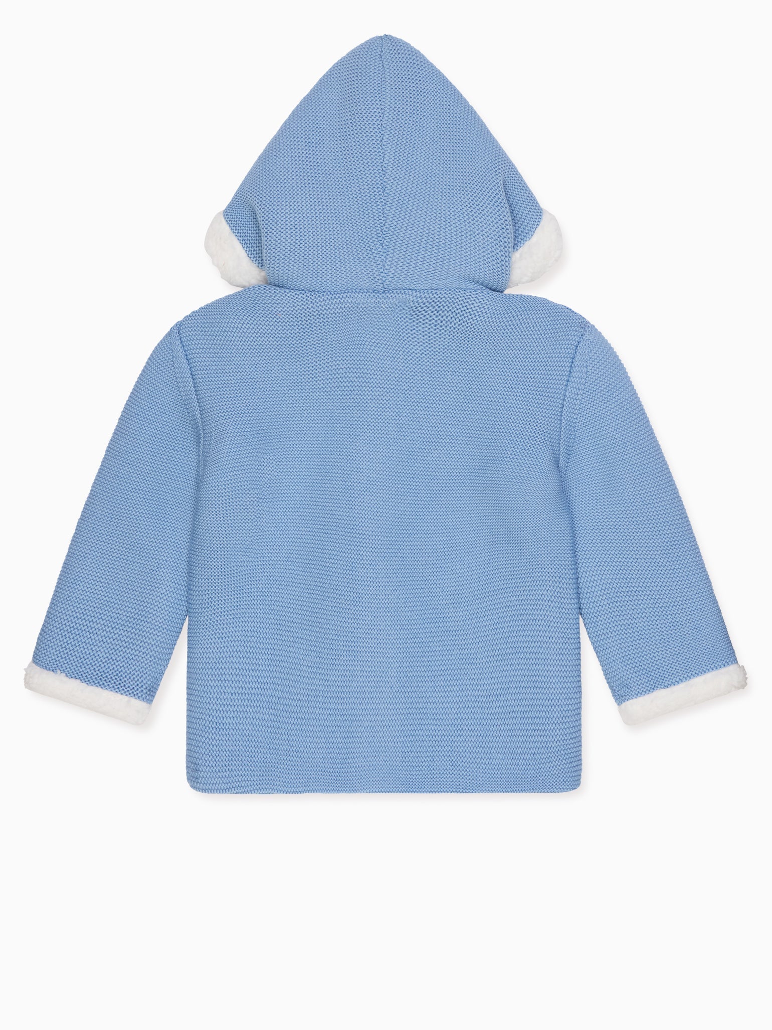 Dusty Blue Jimena Merino Baby Jacket