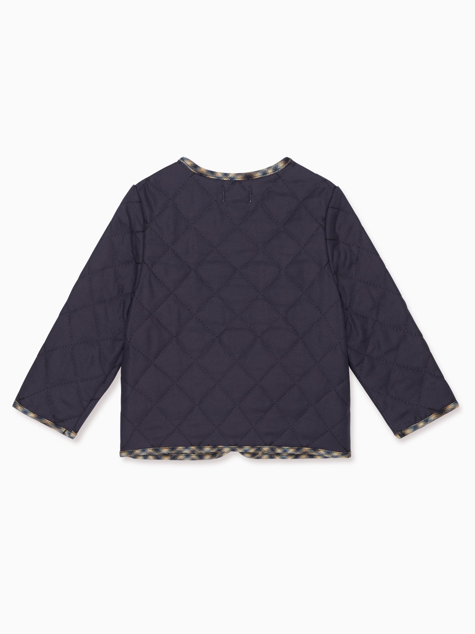 Navy Check Calida Baby Jacket